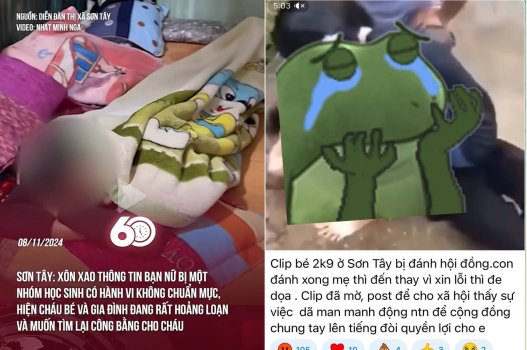 Nữ sinh lớp 8 ở Sơn Tây bị địt và cởi quần áo